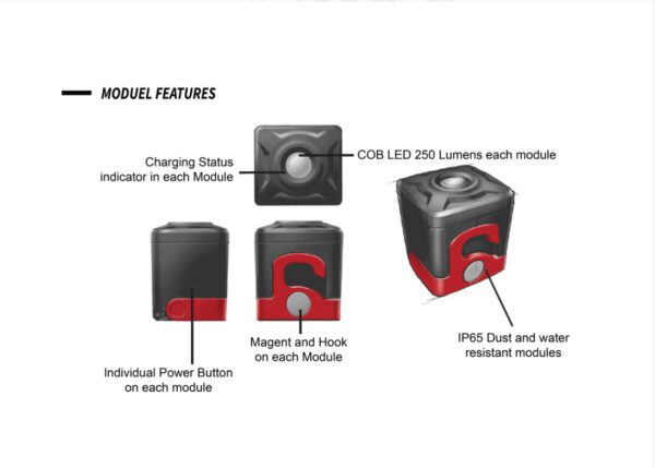 Power Probe Modular Work Light PPMWL1000 - Image 2
